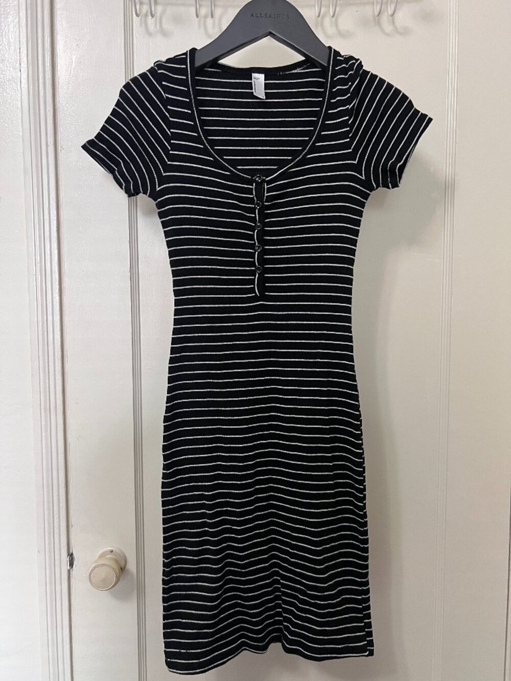 American Apparel Striped Bodycon Dress